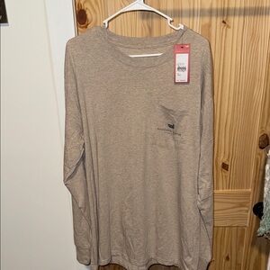 Southern Marsh Washed Burnt Taupe Long Sleeve Tee